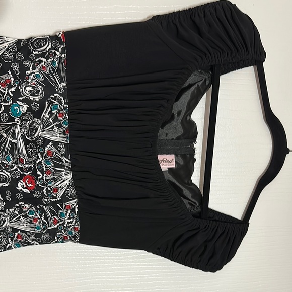 PUG Dixie Fried S Elegant Black and Multicolor Dress - Picture 4 of 5